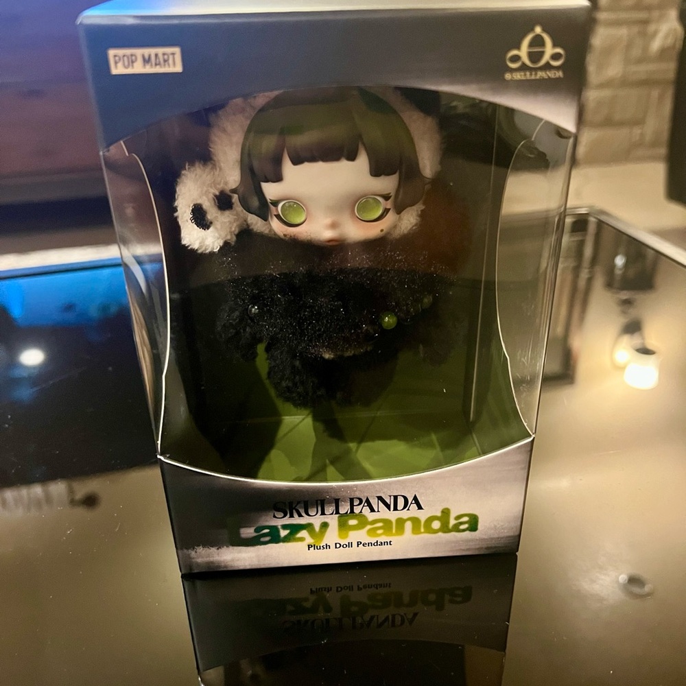 Skullpanda Lazy Panda Plush Doll Pendant - Picture 8 of 11